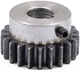 HEGYI EMBEREK Tartozékok 2db 1Module Spur Gear Fogaskerék Lyuk 5/6/6.35/8mm 18Teeth Felszerelés 45 Fém Acél Hengeres Fogaskerekek