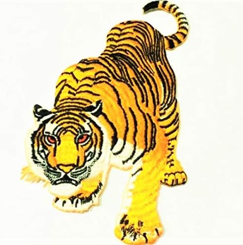 Javítás Portál Sárga Tigris 6 Hüvelyk Szibériai Bengáli Hímzett Vas a Hímzés