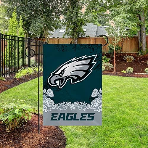 Rico Iparágak NFL Philadelphia Eagles Elsődleges 13 x 18 Kétoldalas Kert Zászló