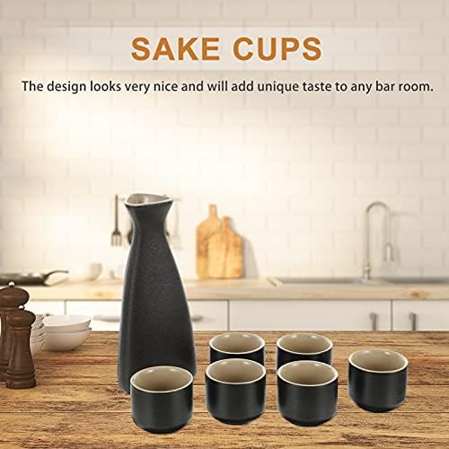 Kínai Tea Csésze Japán Saki Meghatározott Japán Szaké Meghatározott Kerámia Meleg Kedvéért Porcelán Japán Szaké Kit Japán Drinkware