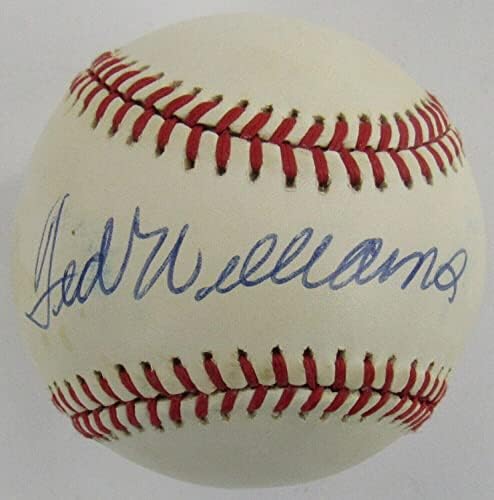 Ted Williams Aláírt Automatikus Aláírást Rawlings Baseball SZÖVETSÉG BB67224 - Dedikált Baseball