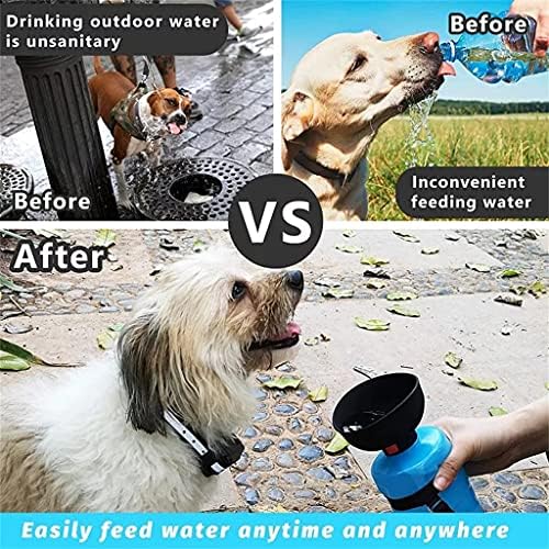 UXZDX Hordozható Kutya vizes Palackot Összecsukható Pet Etető Tál Víz Üveg Háziállatok Szabadtéri Utazás Iszik a Kutya Tálak Ital, Tál