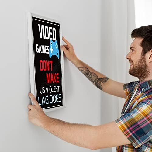 10 Videó-Játék, Poszter Jel Gamer Art Print Fiú Játék a Születésnapi Buli Fali Dekoráció, Inspiráló Szavait Idézem Poszter 10 x 8 Hüvelyk Fal