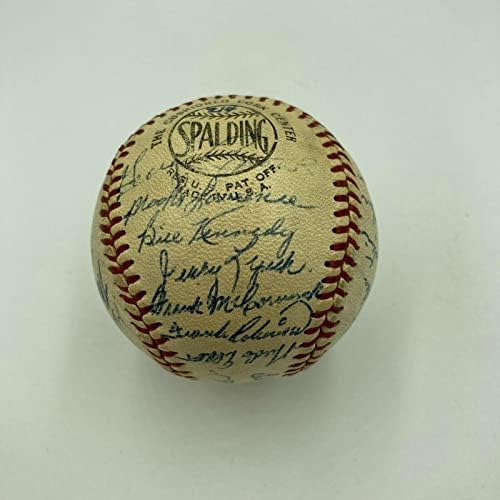 A Legjobb 1957 Cincinnati Reds Csapat Aláírt Baseball SZÖVETSÉG COA Frank Robinson - Dedikált Baseball