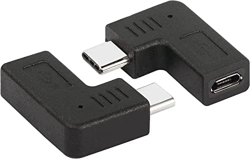 GELRHONR, derékszögű, USB C-Micro USB Adapter, 90 Fokos C Típusú Férfi-a Mikro 5pin USB Női Töltés, illetve az adatátviteli