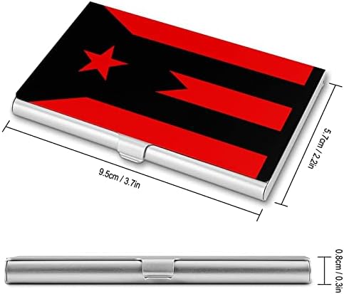 Puerto Rico Zászló Üzleti IGAZOLVÁNY Esetben Birtokosai Védő Doboz Szervező Kagyló Férfiak Nők