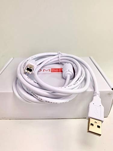 Omnihil 8FT-Fehér USB-Kábel Kompatibilis PenPower WorldCard Pro Üzleti Kártya Olvasó-(WCU02A)