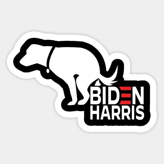 Kutya p**ping Biden Harris Vicces Politikai Matricák | Vinyl | Matrica Lökhárító, Laptop, Ablak. Teherautó, Víz, Üveg, |Vízálló| 5