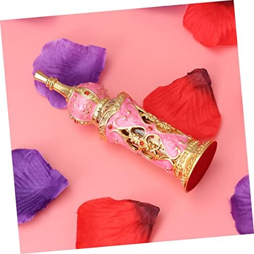 DOITOOL 3pcs Ml Rózsás Jogosultja Dekoratív, valamint a Fél Üveg Utazási Nők Esküvői Dekoráció Zománcozott Ajándék Arany Lila Üveg