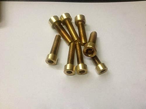 Csavar M3 Réz Allen Hengeres Fej Sima Csavart Brassiness Hex Oszlop Csavar 6-30 mm, Hossz - (Méret: M3X30mm (2db))