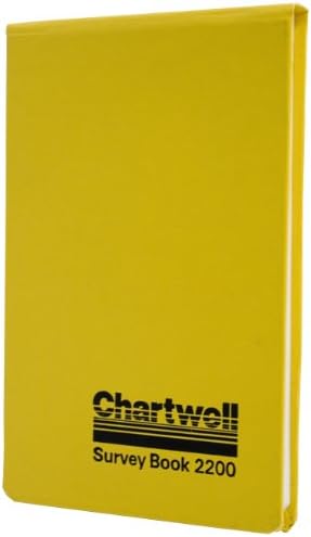 Exacompta Chartwell Mező Felmérés Könyv, 130 x 205 mm, Sima, 2 Vonalak