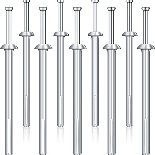 100 Db 1/4 x 3 Heavy Duty Köröm Meghajtó Horgonyok Rustproof Meghajtó Csapok, Cink Bevonatú Meghajtó Horgonyok Fém Acél Alumínium Szög