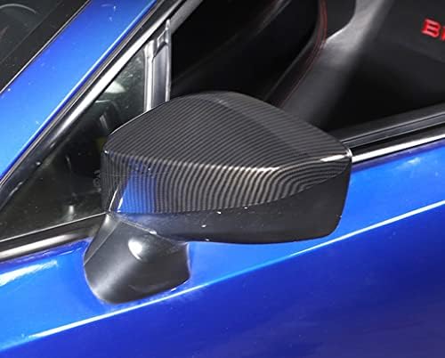 Új Védő Oldalon Tükör Borító Matrica Kompatibilis a Subaru BRZ 2012-2020 (Fekete)
