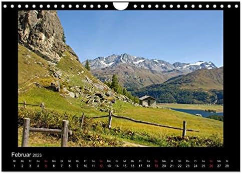 Oberengadin (Wandkalender 2023 DIN A4 quer), Calvendo 2023 havi naptár