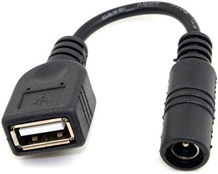 cablecc 5V USB Női DC tápfeszültség-csatlakozó 5.5 2.1 mm Felelős Adpter Kábel mobiltelefon & Tablet