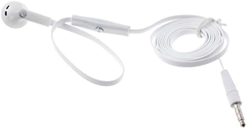 Mono Headset Vezetékes Fülhallgató Egyetlen Fülhallgató 3,5 mm-es Penge Vantage 2 Telefon, Fejhallgató Lapos Fehér Kompatibilis
