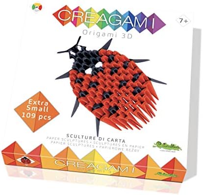 CreativaMind - Creagami Panda Kreatív Origami Moduláris Játék, Tarka, 734