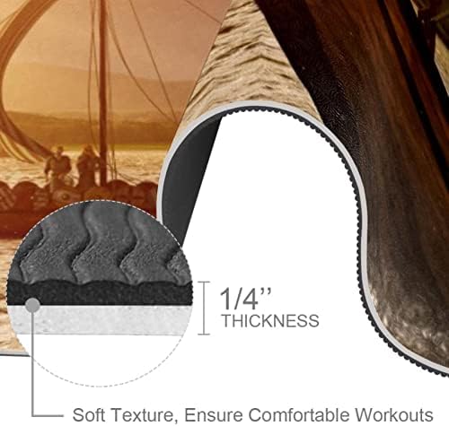 Viking Hajók A Víz Jóga Szőnyeg Edzés Férfi ruházat Jóga Szőnyeg Nem Csúszik Vastag Padló Gyakorlat Szőnyeg Markolat Pilates