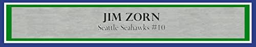 Jim Zorn Dedikált Keretes 8x10 Fotó Seahawks MCS Holo Raktáron 209428