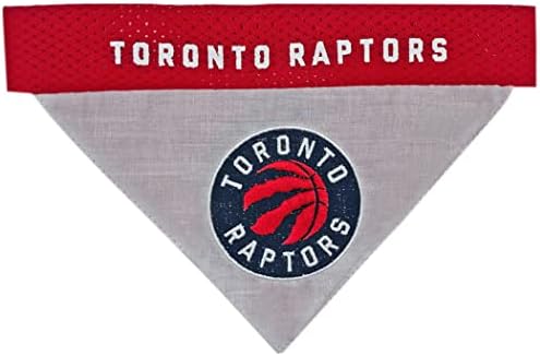 Háziállatok Első NBA Kutya Kendő - Toronto Raptors Reverzibilis Pet Kendő. 2 Oldalas Home & Away Sport, egy Kendő, egy Prémium