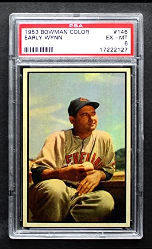 1953 Bowman 146 Korai Wynn Cleveland indians (Baseball Kártya) PSA a PSA 6.00 Indiánok
