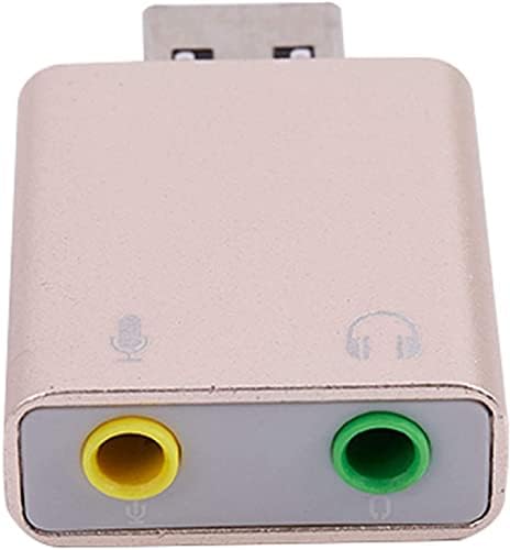 USB hangkártya 7.1 Külső USB-Jack 3,5 Mm-es Fejhallgató Sztereó Audio Mikrofon hangkártya Pc Számítógép Laptop, Okos Divat