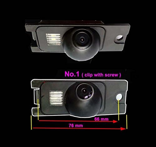Vízálló Autó Biztonsági Kamera, HD Visszapillantó Parkoló Asszisztens CCD Kamera éjjellátó S60 S80 V70