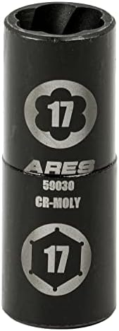 ARES 59030-1/2 Hüvelykes merevlemez-Meghajtó 17mm Standard Hex, Sérült Húz Dió Flip Csatlakozó – Flip Csatlakozó Design Spirál Csavar