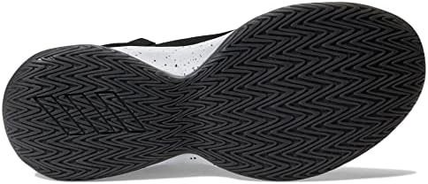 adidas Kereszt Em Up 5 Kosárlabda Cipő, Fekete/Arany, Fém/Fehér (Széles), 1 amerikai Unisex Little_Kid