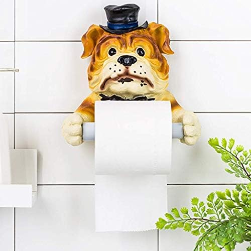 JF-XUAN Wc papír tartót wc-papírt doboz wc papír tartó kreatív aranyos fürdőszoba wc-papír, kezében papír tekercs papír vízálló kutya