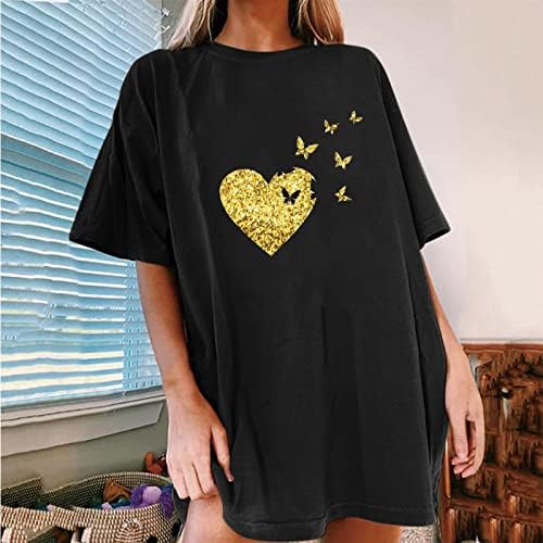Női Felsők Női Alkalmi Plus Size Póló Felső Rövid Ujjú Nyomtatott Mintás Póló Ünnep póló