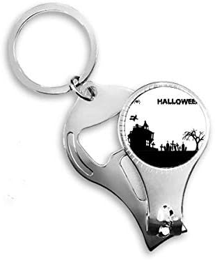 A Fák Boldog Szellem Félelem Halloween Köröm Zimankó Gyűrű Kulcstartó Sörnyitó Clipper