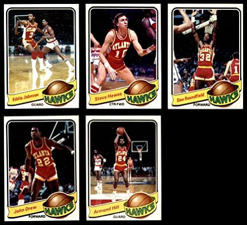 1979-80 Topps Atlanta Hawks Csapat készen áll Atlanta Hawks (Set) EX/MT Hawks