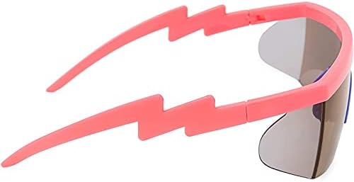 Zodaca Neon 80-as Napszemüveg Rave Tartozékok, Keret nélküli Tükrözött Szemüveg (3 Csomag)