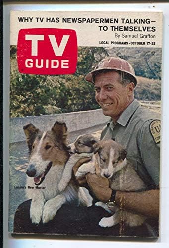 A TV Guide 10/17/1964-Lassie-Illinois-Nincs címke-újságos copy-VF