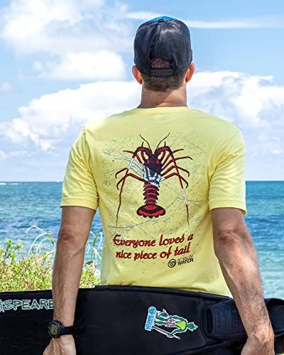 Homár Búvárkodás T-Shirt: Férfi Rövid Ujjú Horgászni, Spearfishing, Csónakázás, valamint Beach