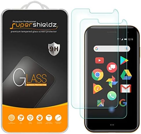 (2 Csomag) Supershieldz Célja a Palm Telefon Edzett Üveg kijelző Védő fólia, Anti Karcolás, Buborék Mentes