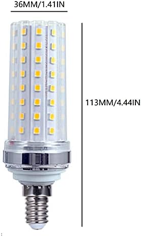 YDJoo E12 LED Izzó 20W LED Kukorica Izzó 180W Egyenértékű Meleg Fehér 3000K E12 Gyertyatartót Bázis Dekoratív LED Csillár Izzó