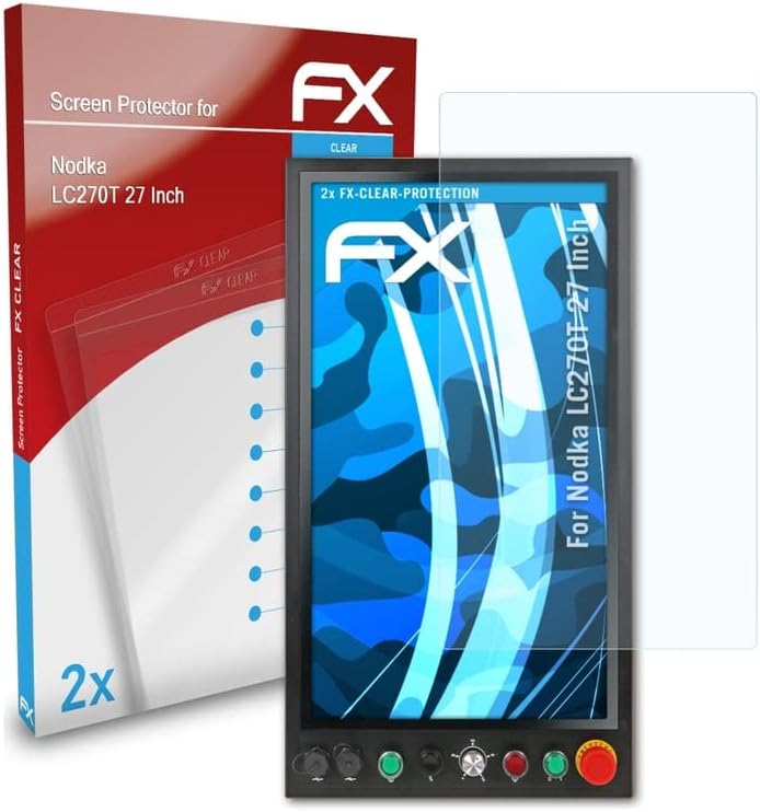 atFoliX Képernyő Védelem Film Kompatibilis Nodka LC270T 27 Hüvelykes Képernyő Védő, Ultra-Tiszta FX Védő Fólia (2X)