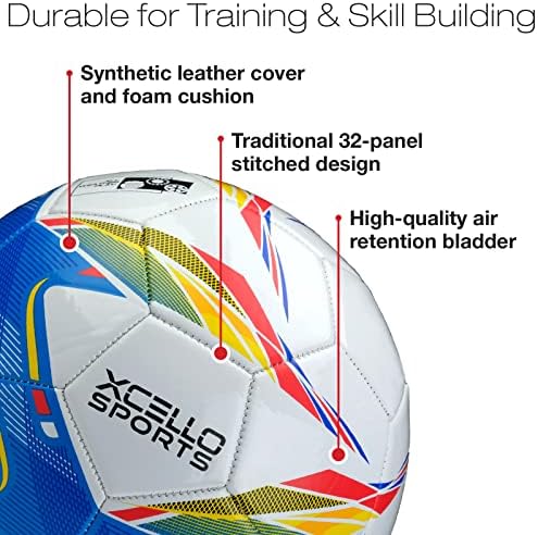 Xcello Sport Futball-Labdák - Méret 3, 4, vagy 5 - Két Egyedi Grafikával