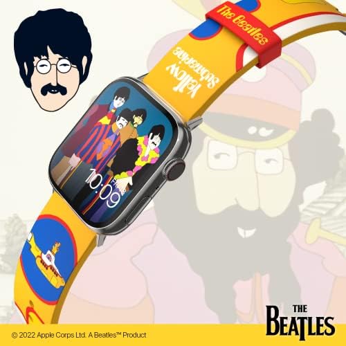 A Beatles – Smartwatch Zenekar - hatósági Engedéllyel rendelkező, Kompatibilis Minden Méret & Sorozat Apple Óra (óra nem tartalmazza)