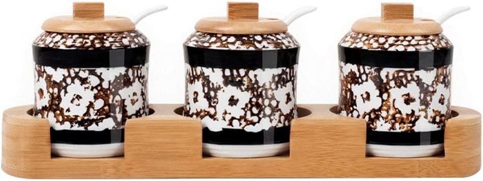 PHONME Fűszerezés Jar,Kreatív konyhai felszerelések kerámia fűszerezés jar Háztartási fűszerezés doboz Home & Konyha Tároló