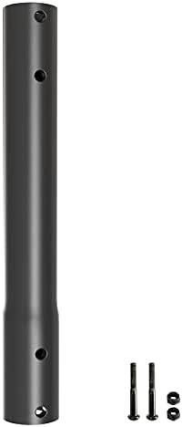 WALI 14.37 Hüvelyk Egyetlen Kiterjesztett Szerelés Pole nagy teherbírású WALI TV-Mennyezetre (ESP01), Fekete
