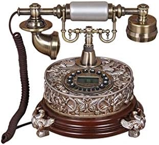 XJJZS Antik Telefon, Vezetékes Digitális Vintage Telefon Klasszikus Európai Retro Vezetékes Telefon, Vezetékes Fülhallgató Lóg a