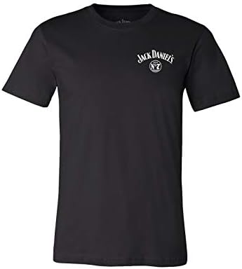 Jack Daniel ' s Hivatalos Lepárlási Folyamat Póló Pamut Logo Póló – Fekete