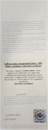 Lebron James Aláírt Dedikált Sport Hírek Magazin Cavs KIRÁLY június 2007 uda vagy - Dedikált NBA Magazinok