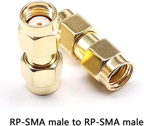 SOYEN RP-SMA Male Nő, hogy RP-SMA Male Nő Adapter RF Csatlakozó Koax Dió Hordó Csatlakozó Átalakító 1db (Szín : RP-SMA-J, hogy RP-SMA-J)