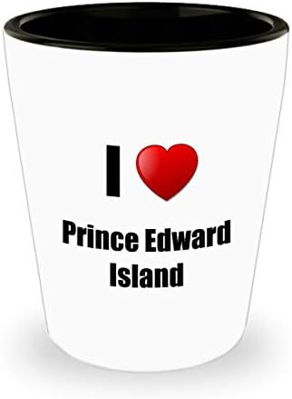 Prince Edward-Sziget Pohár Szeretem Állam Szerető Büszkeség Vicces Ajándék Ötlet Ital Szerető Alkohol 1.5 oz Shotglass