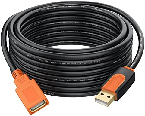 USB Hosszabbító Kábel 20 ft, SNANSHI USB 2.0 Hosszabbító Kábel USB-Férfi-Nő számára, Webkamera, USB Kamera, Nyomtató, Egér, Billentyűzet, Vezérlő,