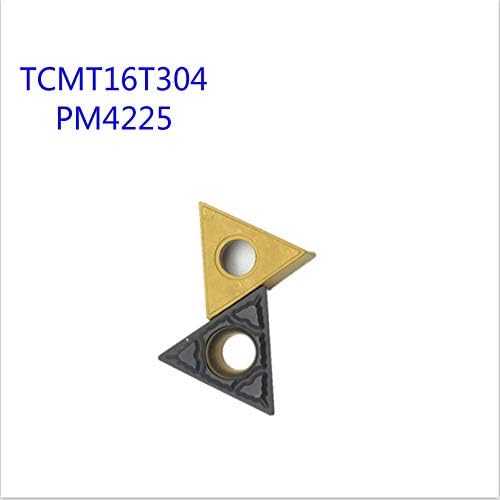 FINCOS TCMT16T304 PM4225 Keményfém Lapkákat Külső Utóbbi Vágó Fordult Eszköz CNC Gép Szerszámok Volfrám-Karbid - (Lapka Szélesség(mm):
